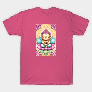 Baby Buddha Lotus Flower T-Shirt